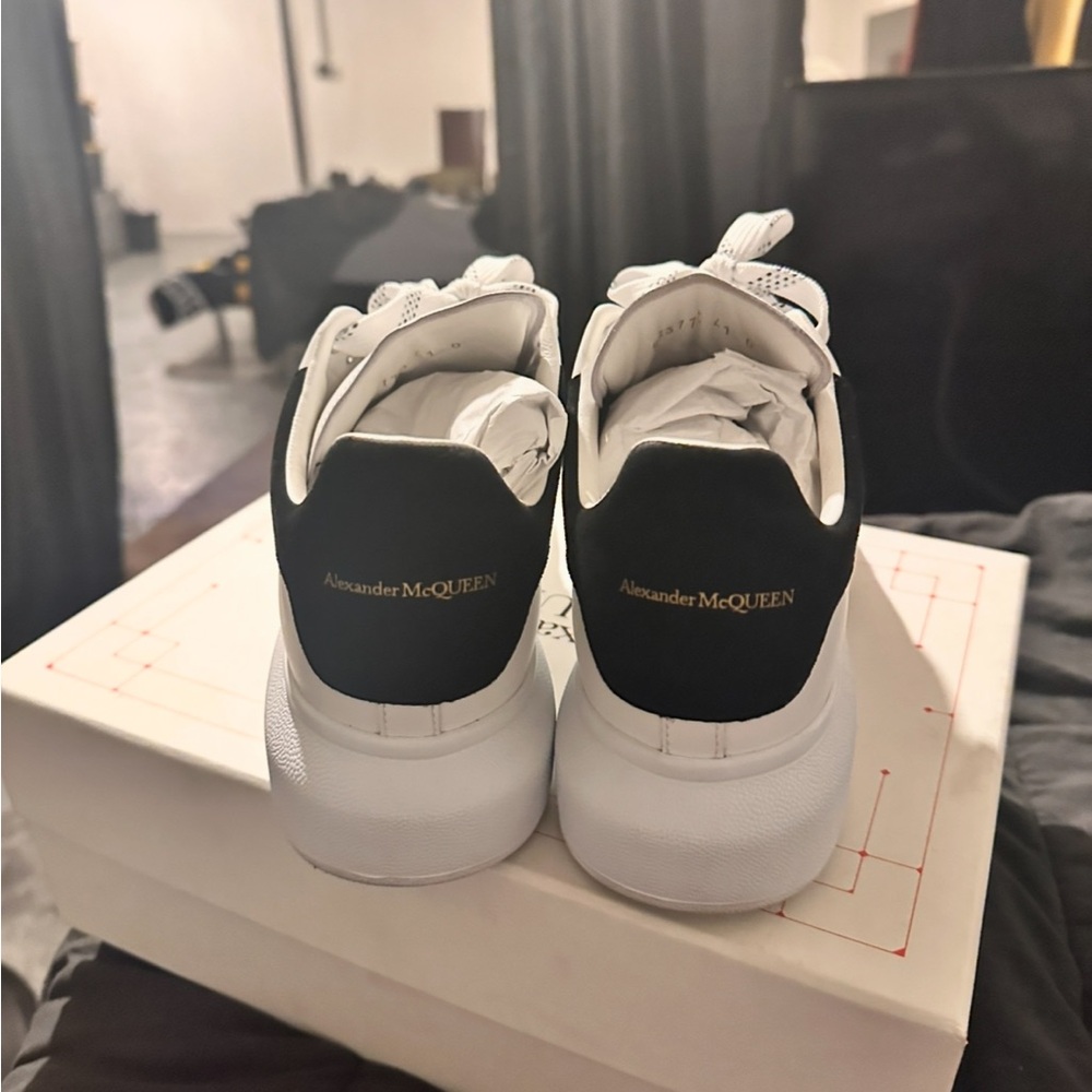 Alexander McQueen Black and White Sneakers